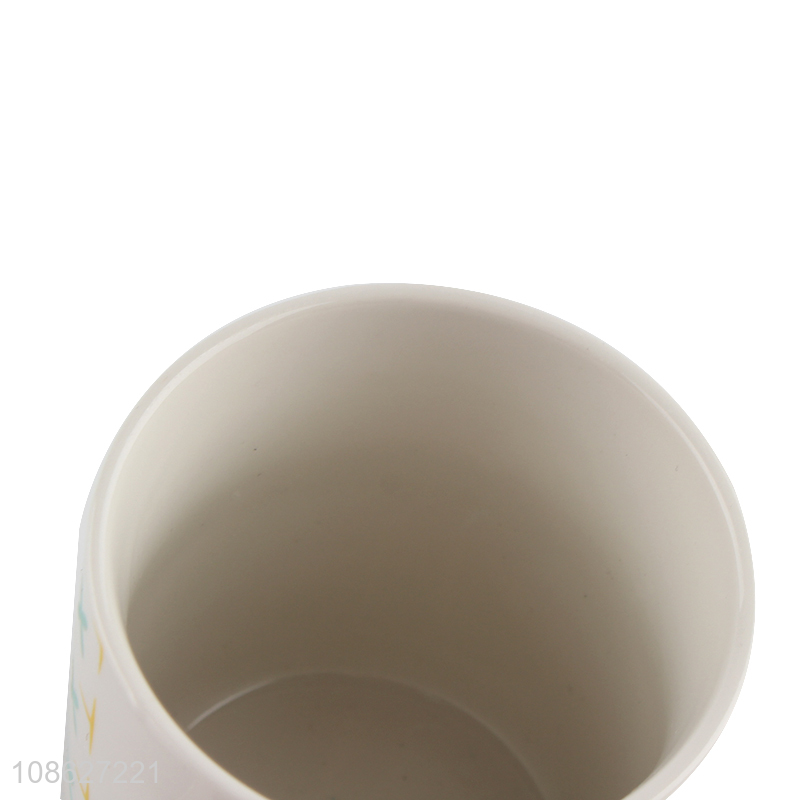 Best selling ceramic 380ml water cup milk mug for household