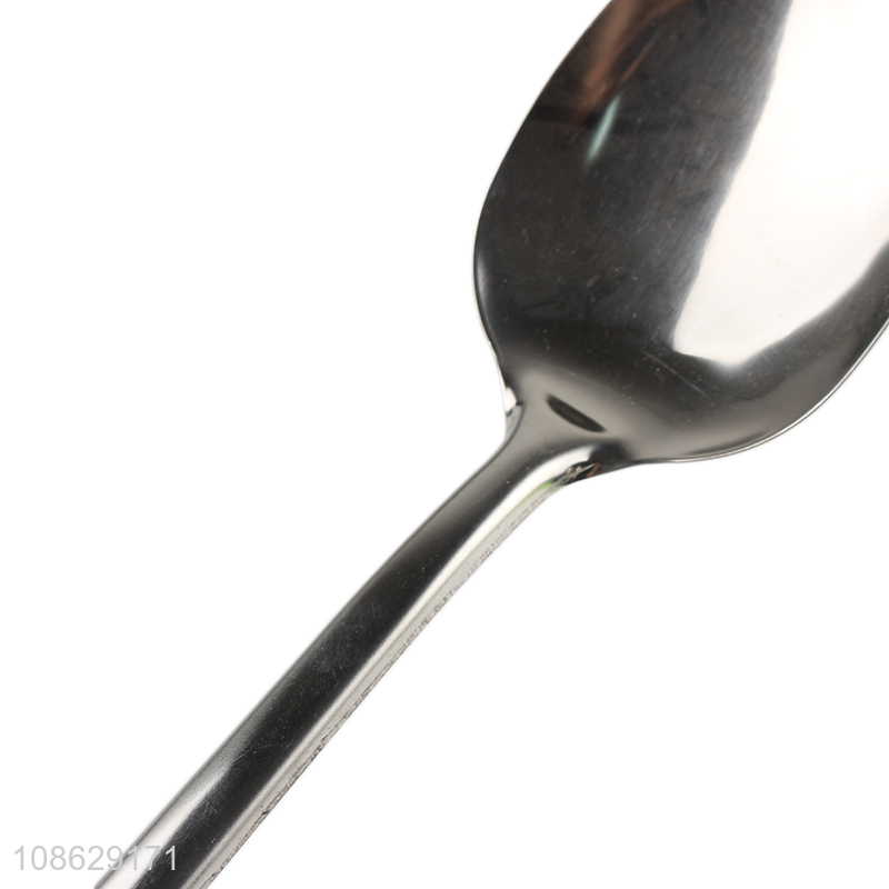 New poduct stainless steel rice spoon with straw fiber handle