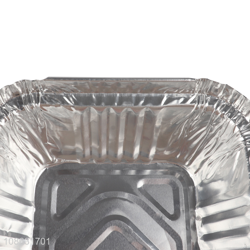 Low price disposable aluminum foil food container for baking cooking