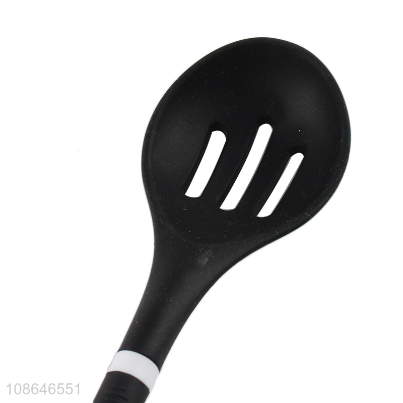 New arrival silicone kitchen utensils slotted ladle for sale