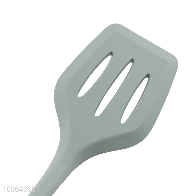 Factory wholesale non-stick silicone cooking slotted spatula