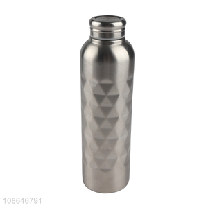 Wholesle 800ml single wall stainless steel water bottle outdoor sports bottle