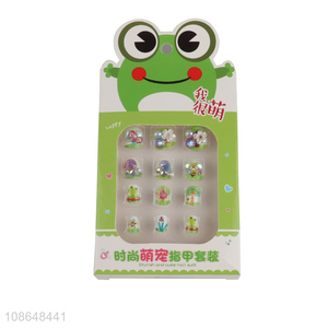 China products cartoon children <em>fake</em> <em>nail</em> suit for <em>nail</em> art