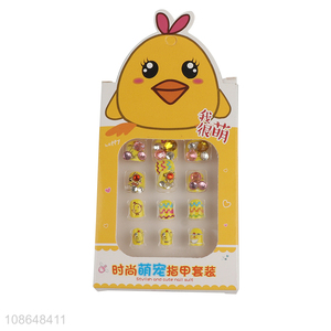 Popular products cartoon children <em>nail</em> decoration <em>fake</em> <em>nail</em> suit