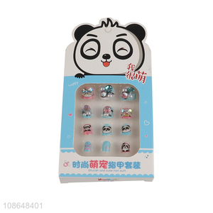 China factory children <em>nail</em> art decoration <em>fake</em> <em>nail</em> set for sale