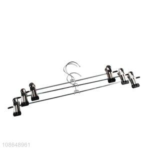 High quality galvanized iron pants hanger metal trousers hanger