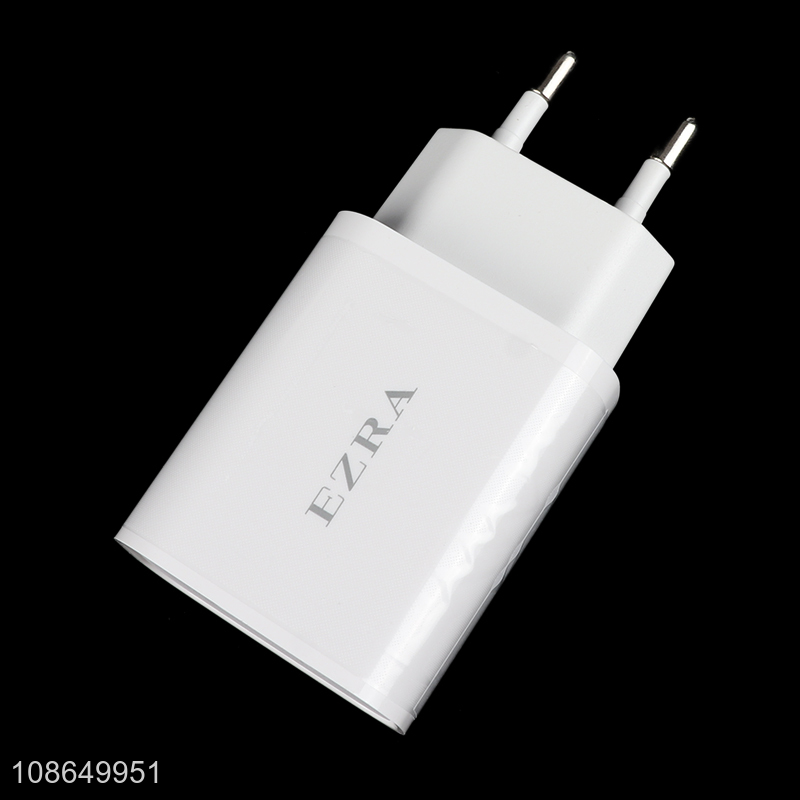 Good quality 5V 2.1A USB charger EU A-L power adapter and cable set