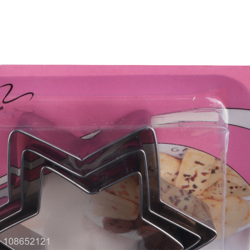 Top selling star shape stainless steel cookies mould for baking tool