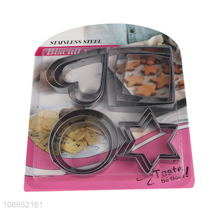 Latest products stainless steel baking tool cookies mould biscuits mould