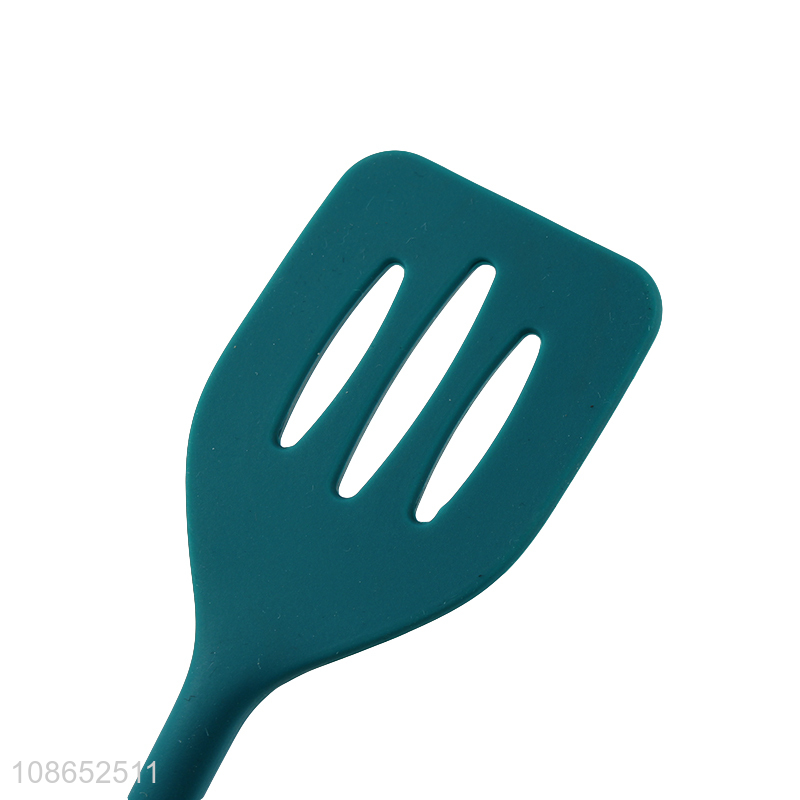 Wholesale food grade heat resistant silicone slotted turner slotted spatula