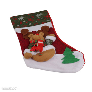 Factory supply christmas ornaments stocking bag for christmas decoration