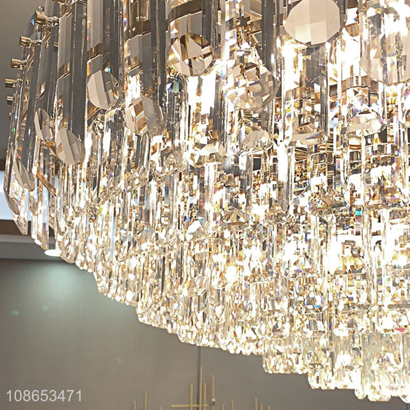 Wholesale clear crystal chandelier pendant ceiling light for living room