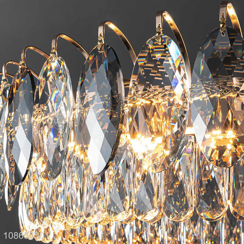 Hot sale modern luxury crystal ceiling pendant light ceiling chandeliers