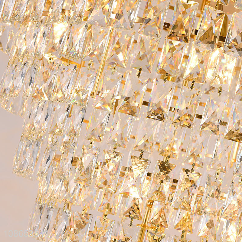 Popular product French style crystal chandelier ceiling light hanging lamp