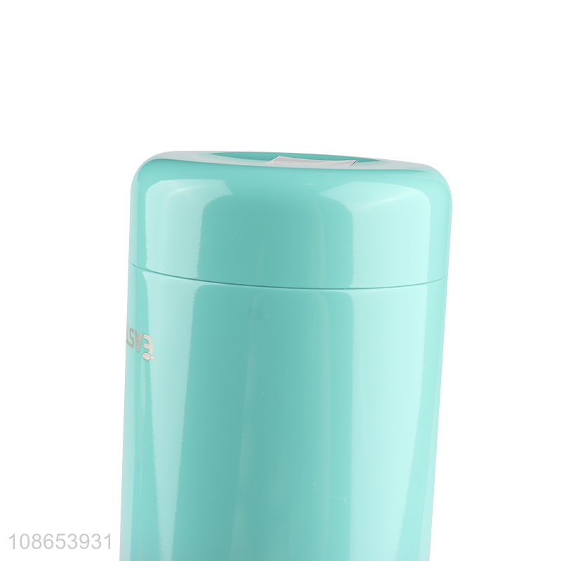 China supplier stainless steel thermal water bottle with bamboo lid