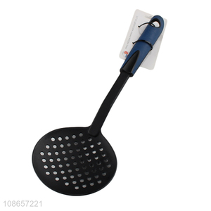 Factory price heat resistant nylon slotted ladle spoon oil skimmer