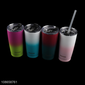 Latest products multicolored stainless steel vacuum insulated water cup