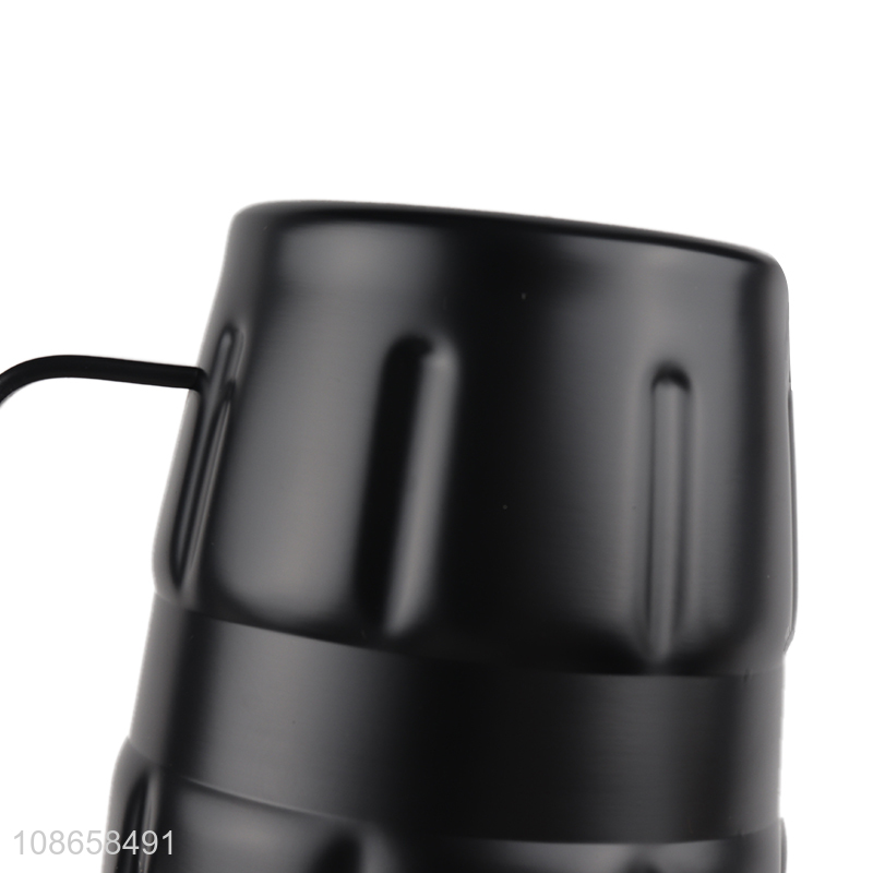 Popular products black stainless steel insulated vacuum cup with handle