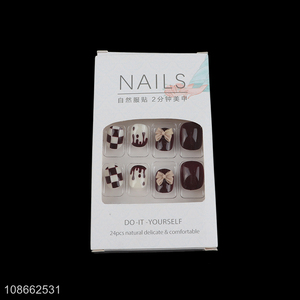 Top selling comfortable <em>nail</em> art decoration <em>fake</em> <em>nail</em> wholesale