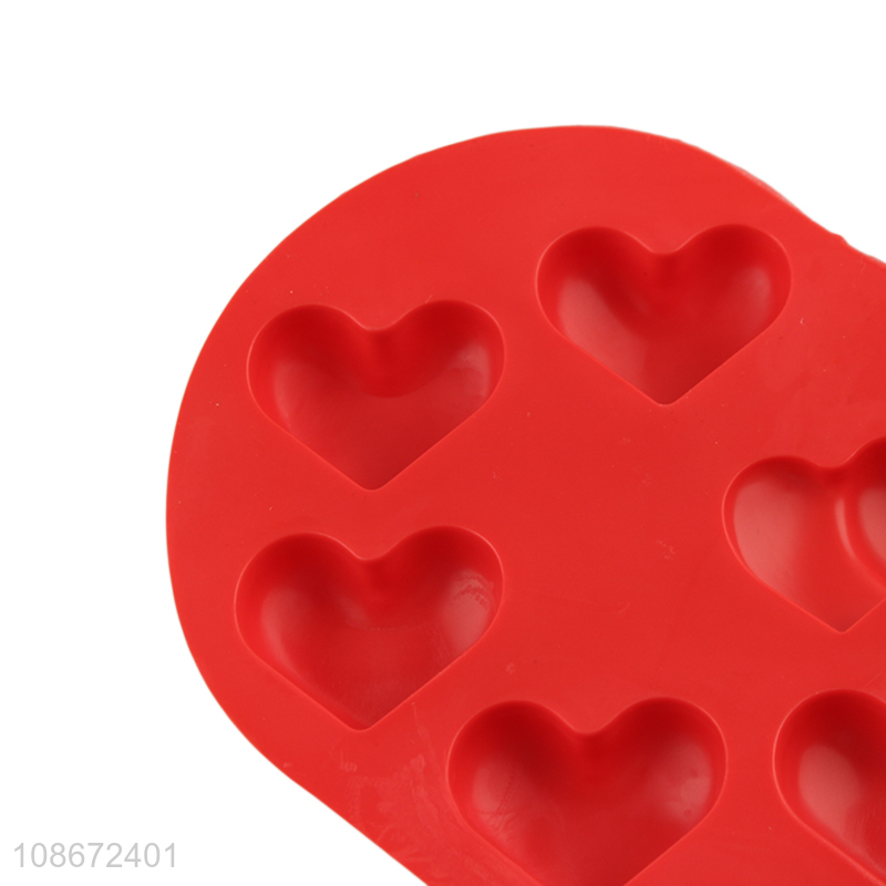 Good selling silicone heart shape chocolate mould candy mould for baking