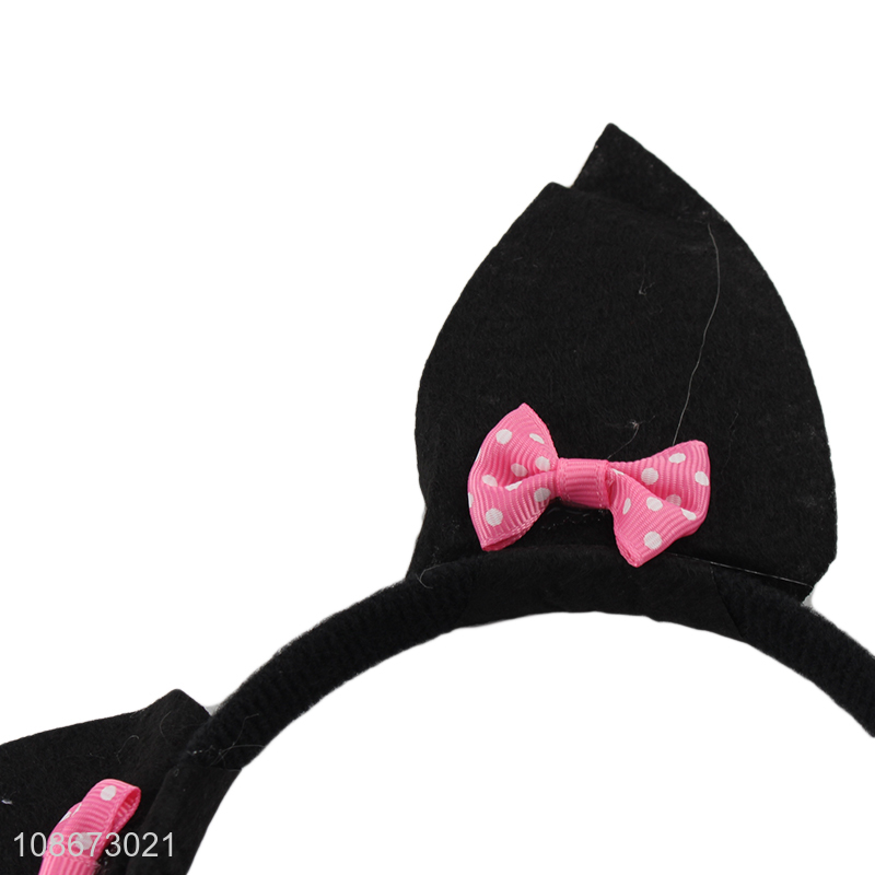 Wholesale cute cartoon animal ear headband hair hoop for women and girls