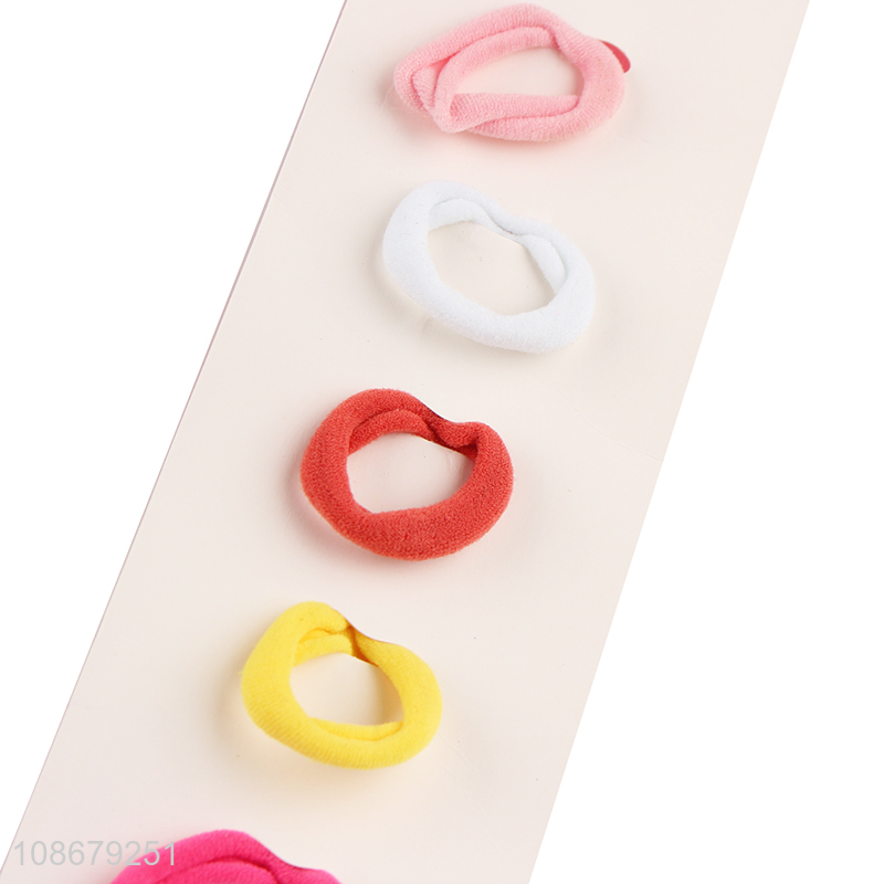 Yiwu market 6pcs bowknot hair accessories hair ring hair rope wholesale