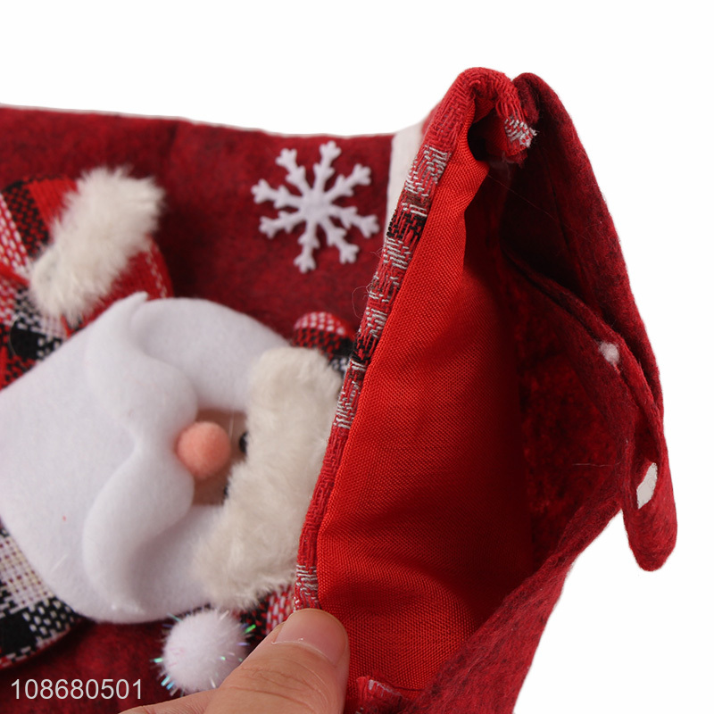 New arrival hanging christmas supplies christmas stocking for gifts