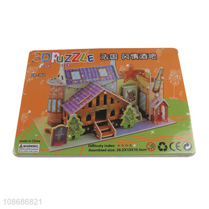 Factory supply educational 3D bar puzzle DIY intelligent puzzle
