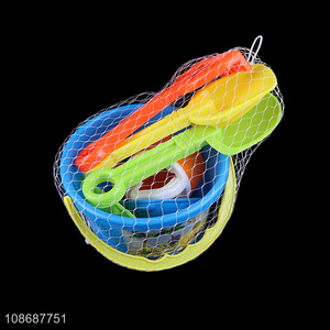 Wholesale 7 pieces <em>plastic</em> beach sand toys summer beach toys for kids