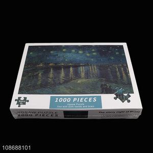 Wholesale 1000 pieces puzzle the starry night of Rhone jigsaw puzzle