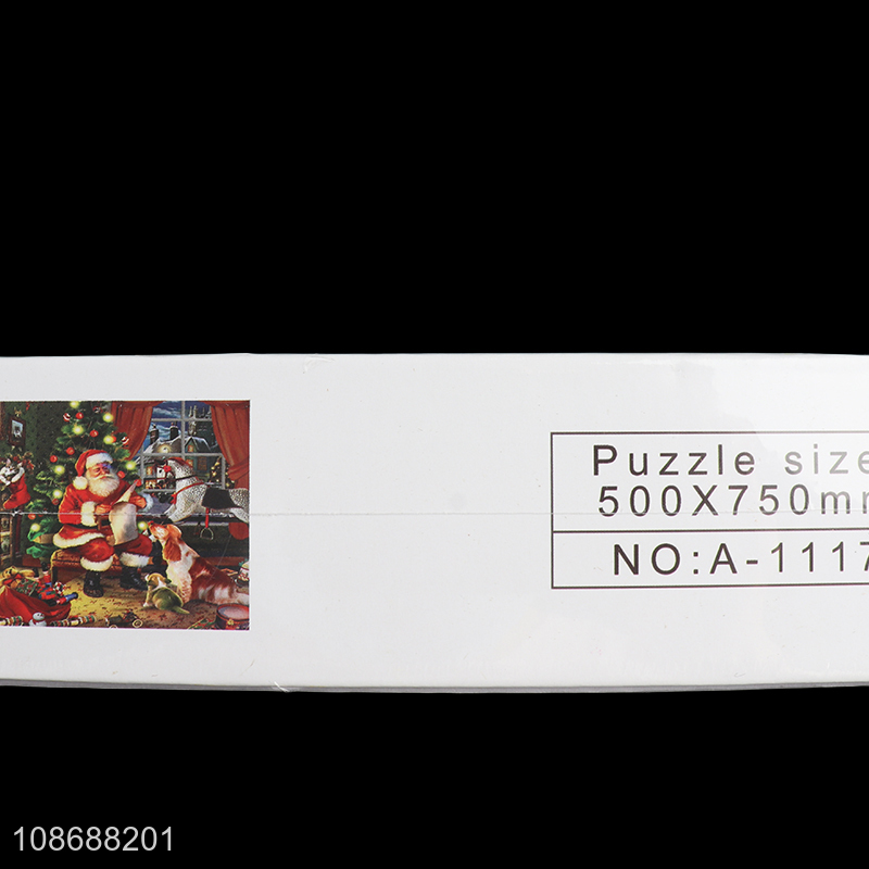 Hot selling 1000 pieces puzzle Christmas gift list jigsaw puzzle