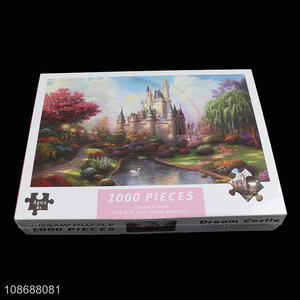 Factory wholesale 1000 pieces puzzle dream castle jigsaw puzzle