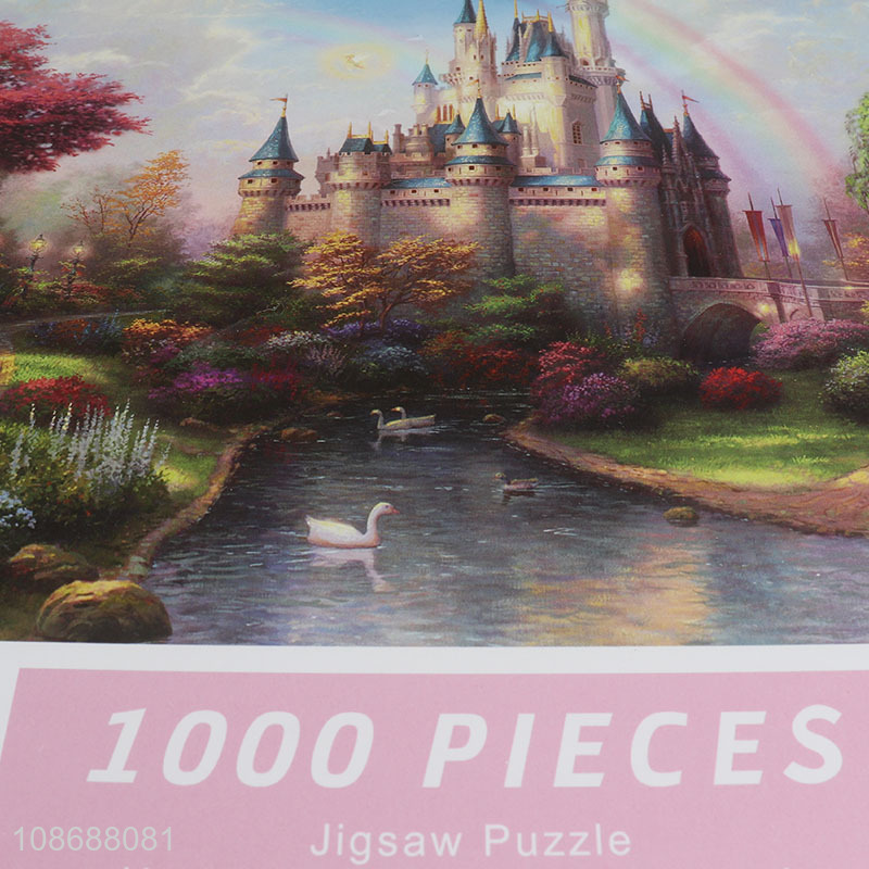 Factory wholesale 1000 pieces puzzle dream castle jigsaw puzzle