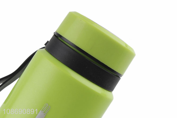 Custom log 550ml eusable eco-friendly glass water bottle with handle