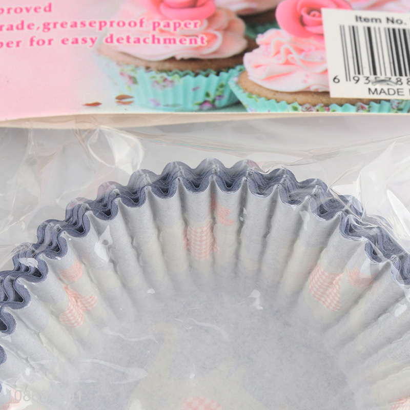 Hot selling 100pcs disposable paper baking cup cupcake wrappers