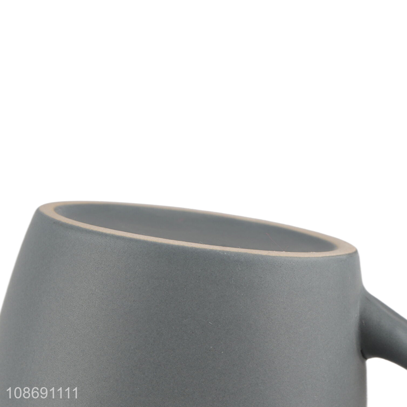 New product matte frosted stoneware coffee mug ceramic water cup