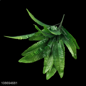 Most popular green plastic 7heads fake plants artificial plants for sale