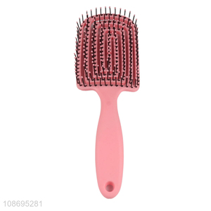 High quality hollowed-out scalp massage comb detangling hairbrush for women