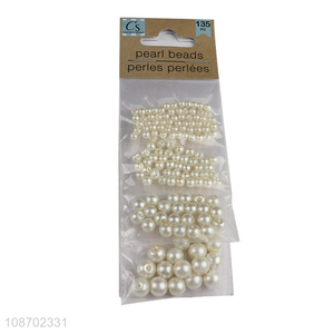 Hot selling round pearl beads DIY craft jewelry <em>bracelet</em> making kit