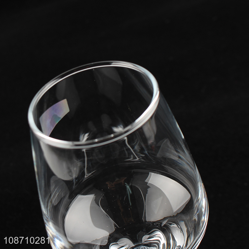 Wholesale 360ml glass goblets stemmed wine glasses cocktail glasses