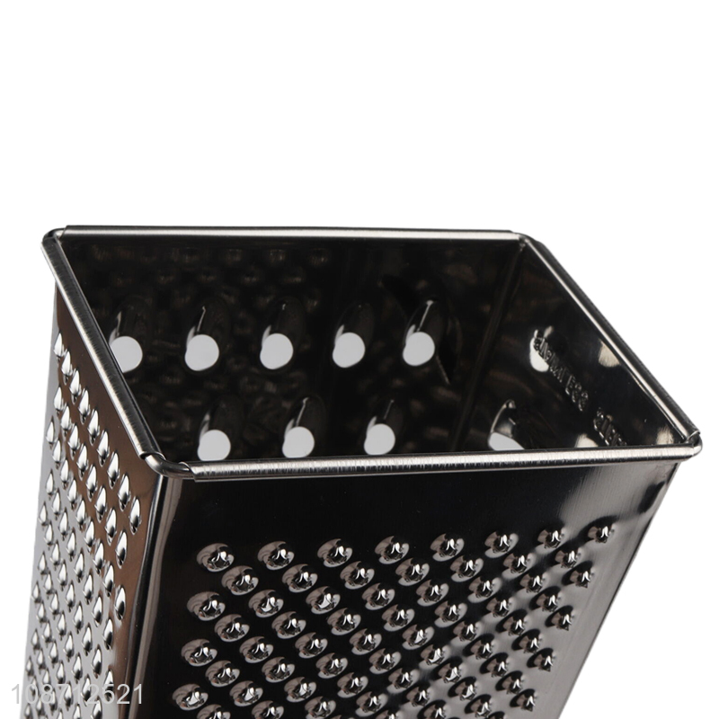 Yiwu market handheld stainless steel 4sides vegetable grater for kitchen