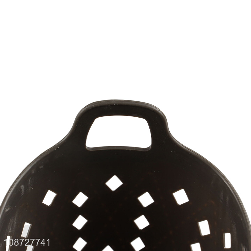 Latest design hollow office desktop storage basket with handle