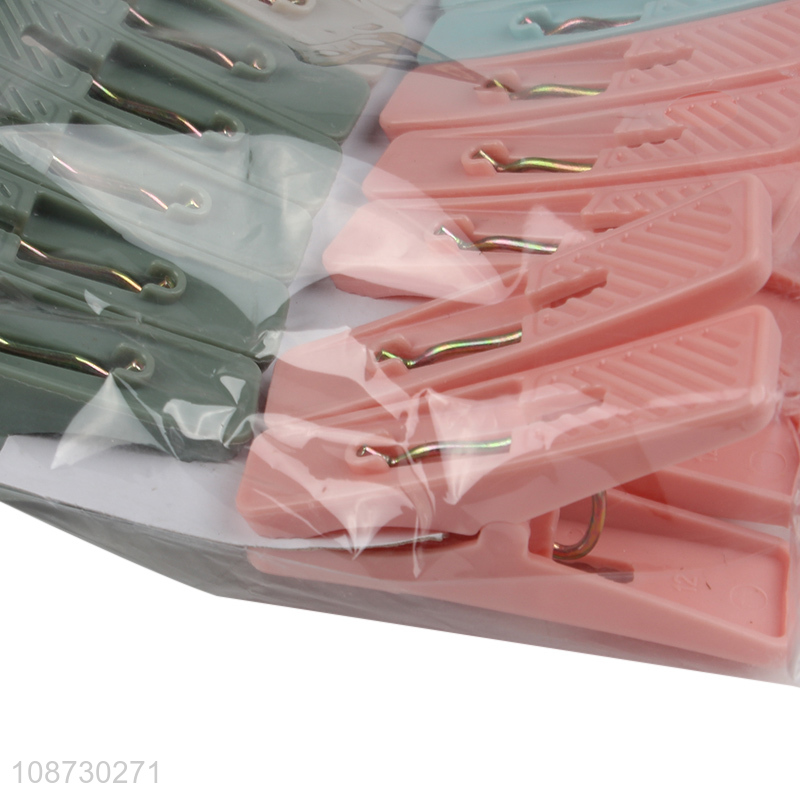 Yiwu market 20pcs plastic clothes pegs clothes drying clips set for sale