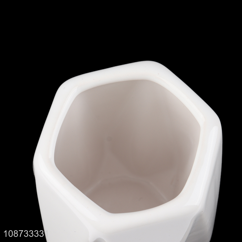 New product ceramic mouth cup bathroom tumbler toothbrush cup