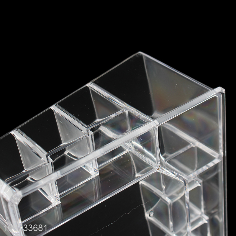 Top selling clear desktop cosmetic makeup storage box display holder wholesale