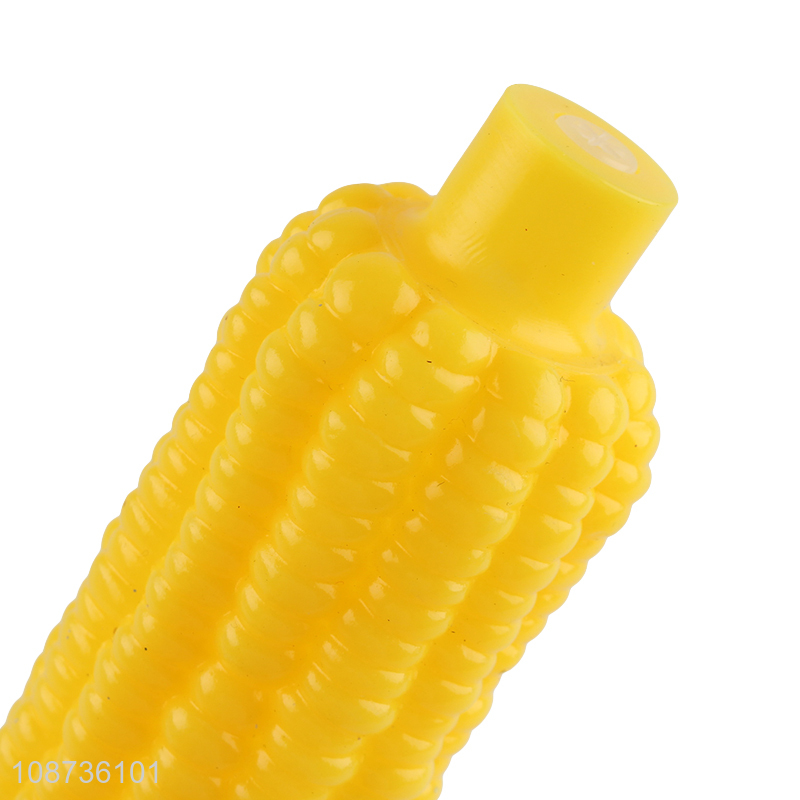 Best selling corn shape durable pets dog chewing squeaky toys