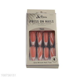 Good selling women <em>nail</em> art decoration press-on nails <em>fake</em> <em>nail</em>