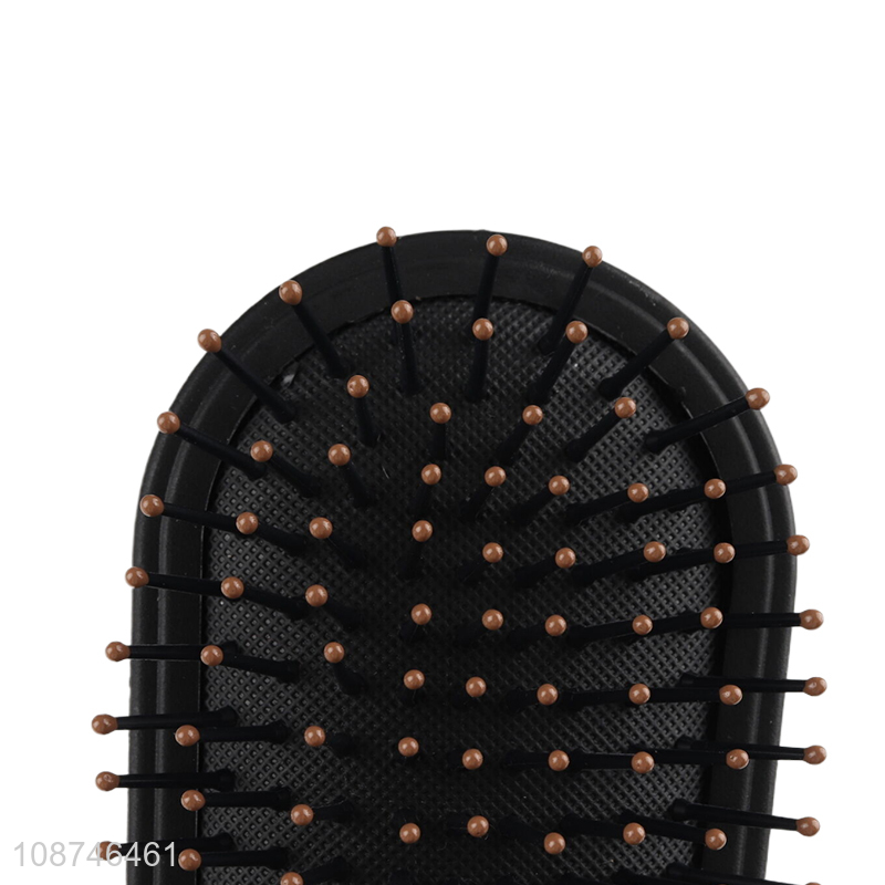 Best selling anti-static black wide tooth hair comb massage hair brush wholesale