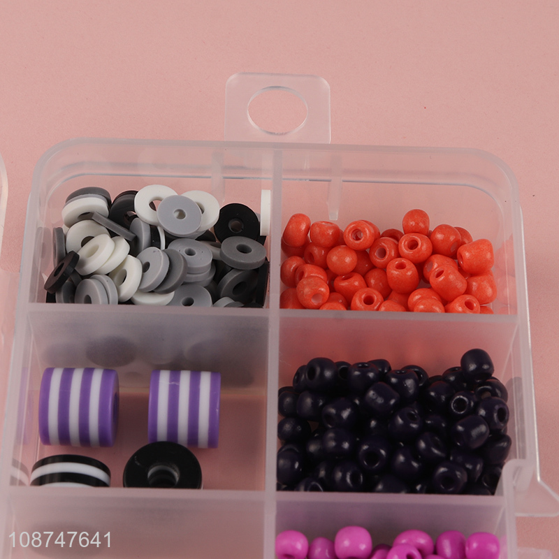 China supplier plastic jewelry making children diy beads kit toys