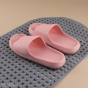 Yiwu factory pink summer indoor home slipper anti-slip slippers for women